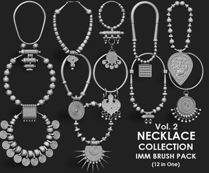 Necklace Collection IMM Brush Pack 12 in One Vol 2