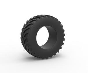 Tractor tire 28 Scale 1:25