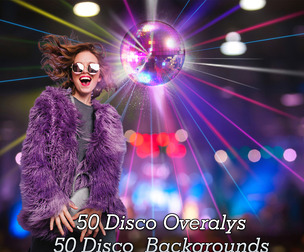 100 Disco Overlays, Sparkling mirror ball