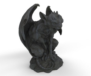 Bat Statue