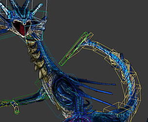 Toon Water Dragon