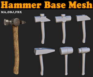 25 Hammer Base Mesh