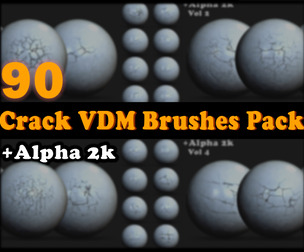 90 Crack VDM Brushes + Alpha Pack