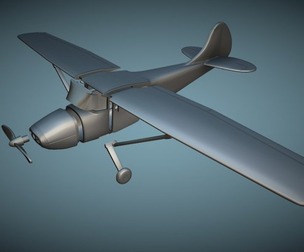 Cessna 170B - 3D Printable Model