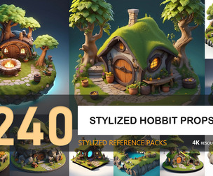 Stylized Hobbit Props
