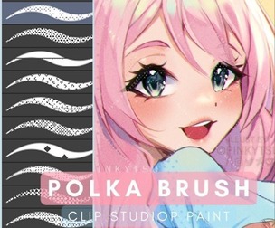 Polka dot Brushes Bundle Pack