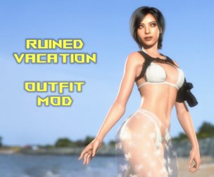 Ruined Vacation Outfit Mod For Ada RE4 Remake