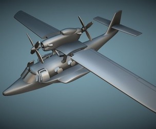 Dornier CD-2 Seastar - 3D Printable Model