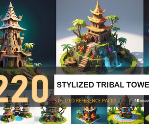 Stylized Tribal Tower