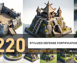Stylized Defense Fortifications