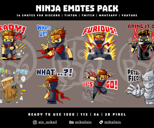 NINJA EMOTES PACK