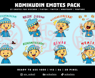 KOMIKUDIN EMOTES PACK