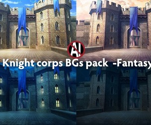 2D Knight corps Backgrounds pack -Fantasy04