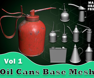 30 Oil Cans Base Mesh Vol 1