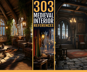 303 Medieval Interior References