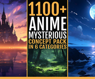 1100- Anime Mysterious Environment