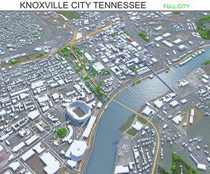 Knoxville City, Tennessee 100 km
