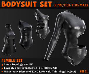 BODYSUIT SET (ZPRJ/OBJ/FBX/MAX)