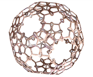 Wireframe Shape Sierpinski Buckyball
