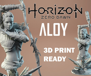 HORIZON ZERO DAWN-ALOY 3D PRINT READY STL MODEL