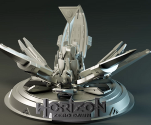 HORIZON ZERO DAWN-METAL FLOWER 3D PRINT READY