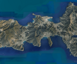 Elba Island 3d model terrain