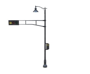 Street Light With Traffic 01