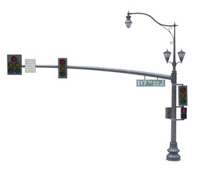 Street Light With Traffic 05