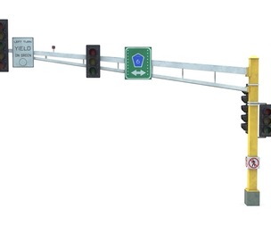 Street Light With Traffic 07