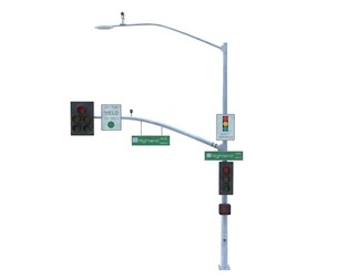 Street Light With Traffic 09