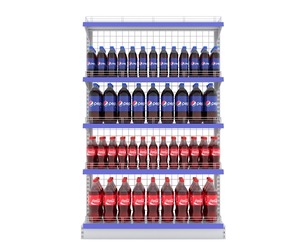 Supermarket Beverage Single Wire Shelf
