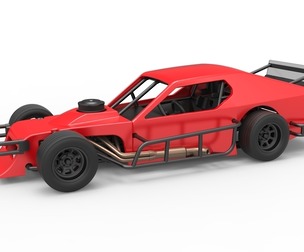 Asphalt Modified stock car Version 2 Scale 1:25