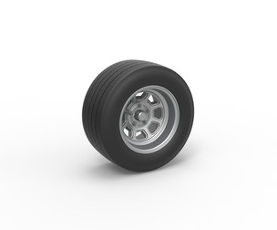 Wheel of Asphalt Modified stock car V3 Scale 1:25