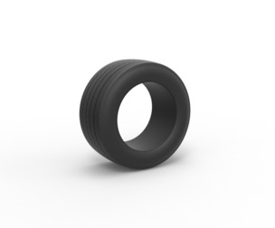 Tire of Asphalt Modified stock car Scale 1:25