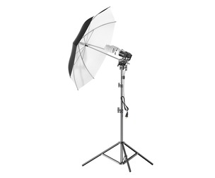 Umbrella Lighting Double Light Bulbs