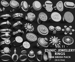Ethnic Jewellery IMM Brush Pack 36 in One Vol 11