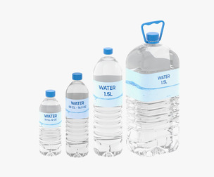 4 Water Bottles Collection