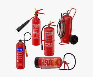 5 Fire Extinguishers Collection