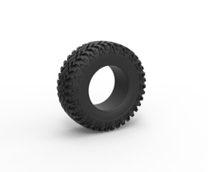 Offroad tire 125 Scale 1:25