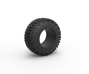 Offroad tire 126 Scale 1:25