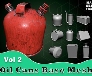 20 Oil Cans Base Mesh Vol 2