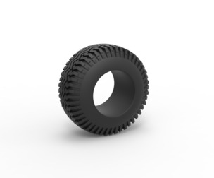 Offroad tire 129 Scale 1:25