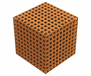 Simple Cubic Lattice Structure