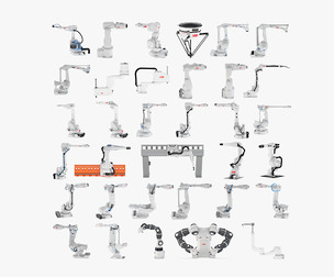 34 ABB Industrial Robots Collection