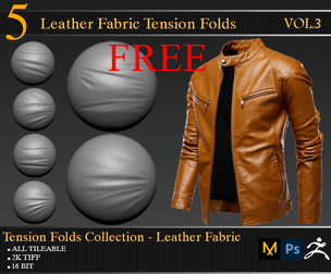 free Leater Tension Folds