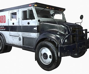 Armored Truck - Game Ready