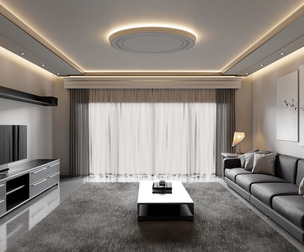 Ultramodern Living Room 3D Model