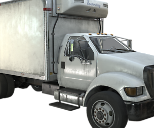 Refrigerator Truck - Game Ready