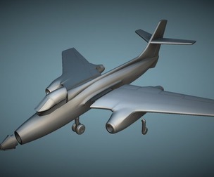 SNCASO Sud-Ouest SO4050 Vautour IIB - 3D Printable