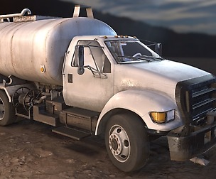Water Truck - Game Ready